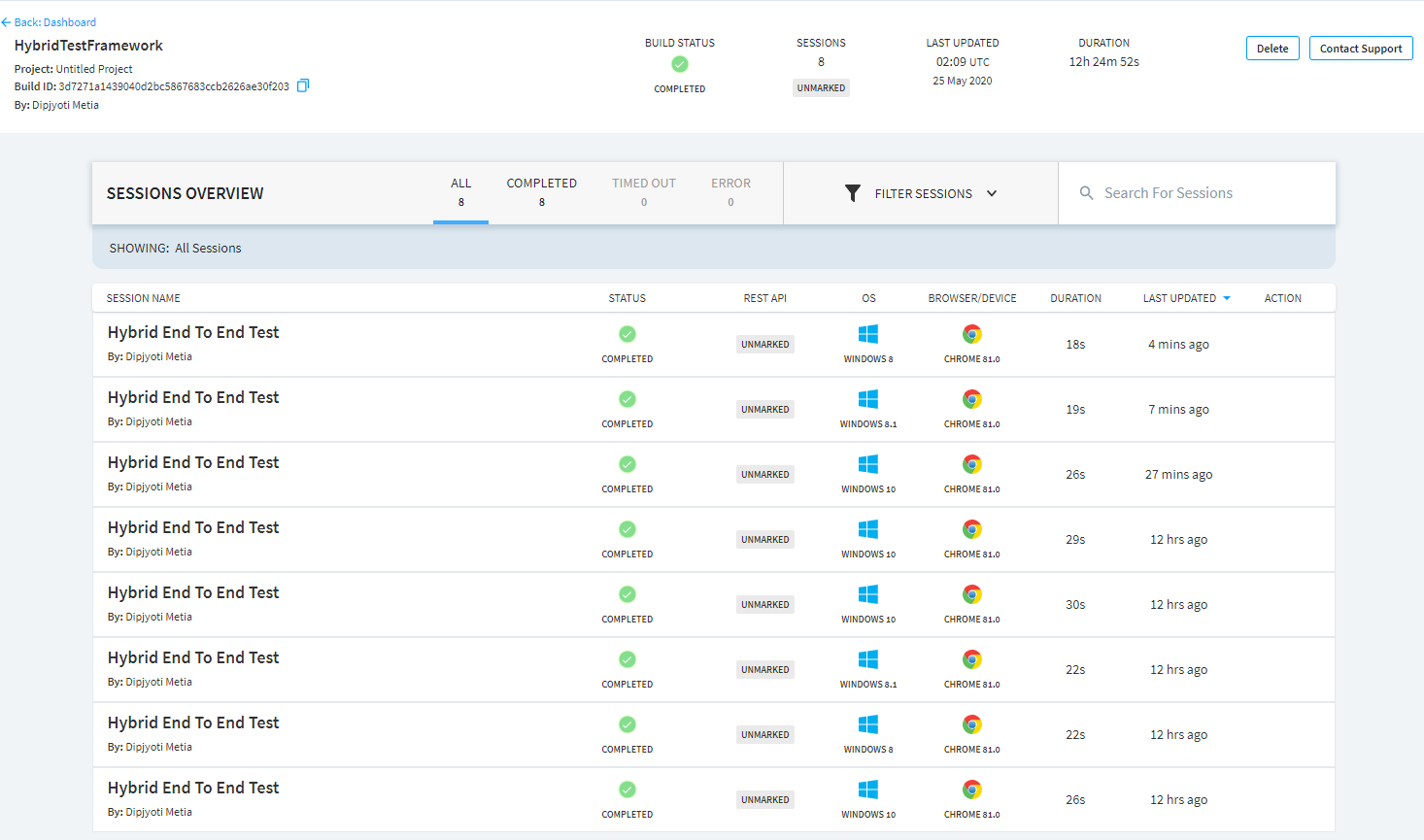Mobile Test Framework